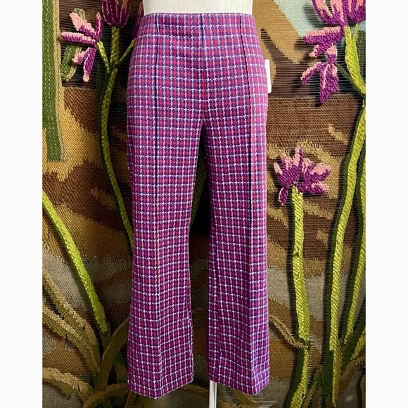 Anthropologie The Margot Plaid Pants M - Picture 12 of 16